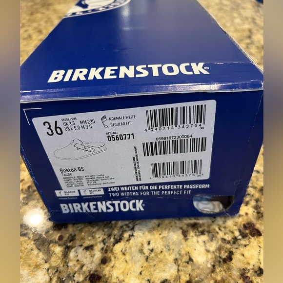 NWT Birkenstock Boston taupe 36 regular width - Picture 3 of 4